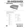 SONY XM604EQX Service Manual SONY XM604EQX Service Manual