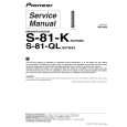 PIONEER S-81-K/SXTW/E5 Service Manual PIONEER S-81-K/SXTW/E5 Service Manual