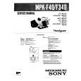 SONY MPKF340 Service Manual SONY MPKF340 Service Manual