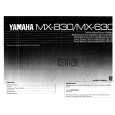 YAMAHA MX-630 Owners Manual YAMAHA MX-630 Owners Manual