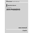 PIONEER AVH-P4050DVD/XN/RC Owners Manual PIONEER AVH-P4050DVD/XN/RC Owners Manual