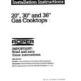 WHIRLPOOL CGX215VX0 Installation Manual WHIRLPOOL CGX215VX0 Installation Manual
