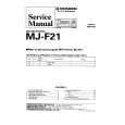 PIONEER MJF21 Service Manual PIONEER MJF21 Service Manual