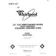 WHIRLPOOL SF300PSPW0 Parts Catalog WHIRLPOOL SF300PSPW0 Parts Catalog