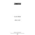 ZANUSSI ZGG642CX Owners Manual ZANUSSI ZGG642CX Owners Manual