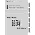 PIONEER GM-X372 Owners Manual PIONEER GM-X372 Owners Manual