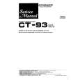 PIONEER CT-93 Service Manual PIONEER CT-93 Service Manual