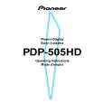 PIONEER PDP-505HD/KUC Owners Manual PIONEER PDP-505HD/KUC Owners Manual