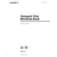 SONY MXDD3 Owners Manual SONY MXDD3 Owners Manual