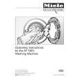 MIELE W1903A Owners Manual MIELE W1903A Owners Manual