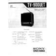 SONY TV900UET Service Manual SONY TV900UET Service Manual