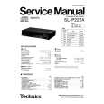 TECHNICS SL-P222A Service Manual TECHNICS SL-P222A Service Manual