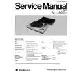 TECHNICS SL1500 Service Manual TECHNICS SL1500 Service Manual