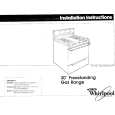 WHIRLPOOL SF302BEWW1 Installation Manual WHIRLPOOL SF302BEWW1 Installation Manual