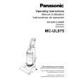 PANASONIC MCUL975 Owners Manual PANASONIC MCUL975 Owners Manual