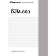 PIONEER DJM-800/KUCXJ Owners Manual PIONEER DJM-800/KUCXJ Owners Manual