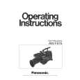 PANASONIC AWF575 Owners Manual PANASONIC AWF575 Owners Manual