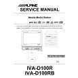 ALPINE IVA-D100R Service Manual ALPINE IVA-D100R Service Manual