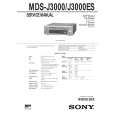 SONY MDS-J3000 Service Manual SONY MDS-J3000 Service Manual