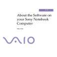 SONY PCG-C1XD VAIO Software Manual SONY PCG-C1XD VAIO Software Manual