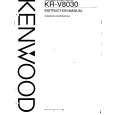KENWOOD KRV8030 Owners Manual KENWOOD KRV8030 Owners Manual