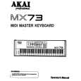 AKAI MX73 Owners Manual AKAI MX73 Owners Manual