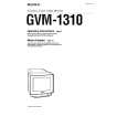 SONY GVM-1310 Owners Manual SONY GVM-1310 Owners Manual
