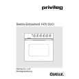PRIVILEG 193.910 7/8671 Owners Manual PRIVILEG 193.910 7/8671 Owners Manual