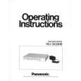 PANASONIC WJSQ308 Owners Manual PANASONIC WJSQ308 Owners Manual