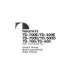 NAKAMICHI TD-500 Owners Manual NAKAMICHI TD-500 Owners Manual