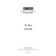 ZANUSSI ZGF68XE Owners Manual ZANUSSI ZGF68XE Owners Manual