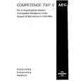 AEG 7007V-WS380V Owners Manual AEG 7007V-WS380V Owners Manual