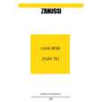 ZANUSSI ZGM782IX Owners Manual ZANUSSI ZGM782IX Owners Manual