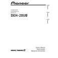 PIONEER DEH-20UB/XS/UC Owners Manual PIONEER DEH-20UB/XS/UC Owners Manual