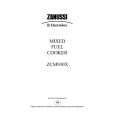 ZANUSSI ZCM930X Owners Manual ZANUSSI ZCM930X Owners Manual
