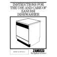 ZANUSSI DW401 Owners Manual ZANUSSI DW401 Owners Manual