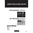 KORG D16XD Owners Manual KORG D16XD Owners Manual