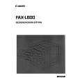 CANON FAX-L600 Owners Manual CANON FAX-L600 Owners Manual