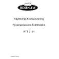 ROSENLEW RTT3151 Owners Manual ROSENLEW RTT3151 Owners Manual