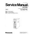 PANASONIC AJ-DE77E VOLUME 2 Service Manual PANASONIC AJ-DE77E VOLUME 2 Service Manual