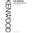 KENWOOD KXW6030 Owners Manual KENWOOD KXW6030 Owners Manual