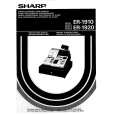 SHARP ER-1910 Owners Manual SHARP ER-1910 Owners Manual