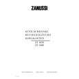 ZANUSSI ZI1600 Owners Manual ZANUSSI ZI1600 Owners Manual