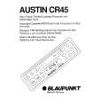 BLAUPUNKT AUSTIN CR45 Owners Manual BLAUPUNKT AUSTIN CR45 Owners Manual