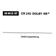 UHER CR240DOLBYNR Owners Manual UHER CR240DOLBYNR Owners Manual