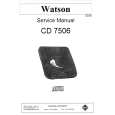 WATSON CD7506 Service Manual WATSON CD7506 Service Manual