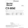 PIONEER CX892 Service Manual PIONEER CX892 Service Manual