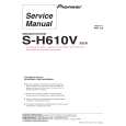 PIONEER S-H610V/SXTW/EW5 Service Manual PIONEER S-H610V/SXTW/EW5 Service Manual