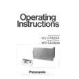 PANASONIC WJSX550A Owners Manual PANASONIC WJSX550A Owners Manual