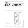 SONY SU61XBR200 Owners Manual SONY SU61XBR200 Owners Manual